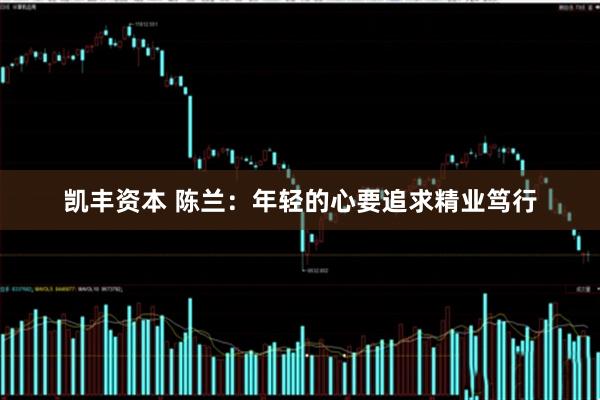 凯丰资本 陈兰：年轻的心要追求精业笃行