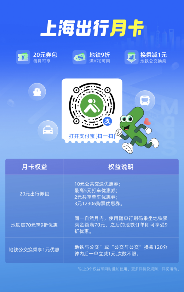 牛小散 “绿色出行宣传月”收官福利来了，上海推出“出行月卡”长期优惠