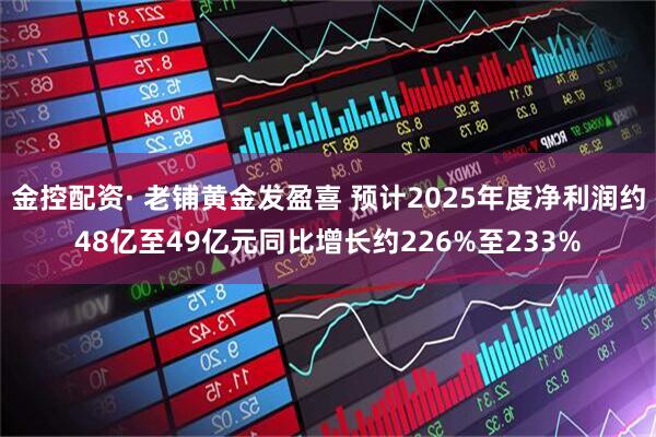 金控配资· 老铺黄金发盈喜 预计2025年度净利润约48亿至49亿元同比增长约226%至233%
